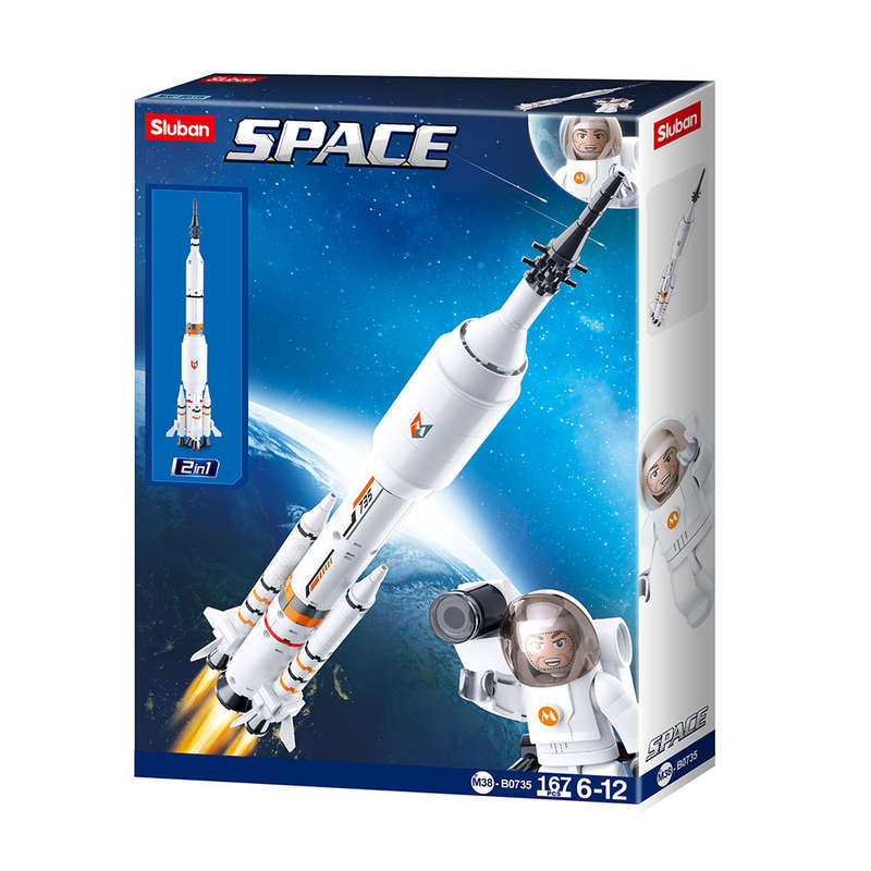 Sluban - Space - Saturn Rocket - 167pcs