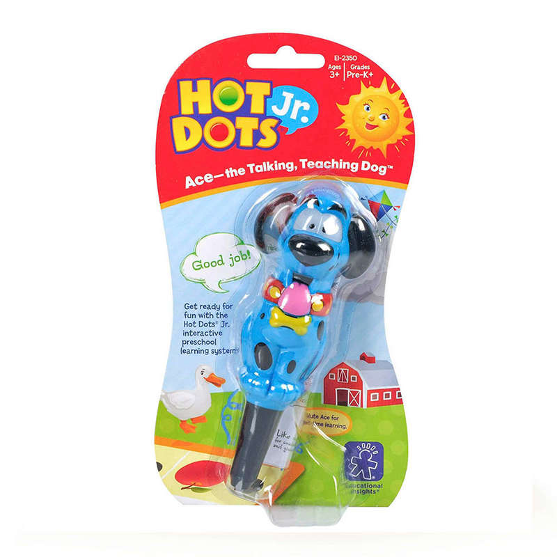Educational Insights - Hot Dots® Jr - Ace The Talking Teaching Dog Pen