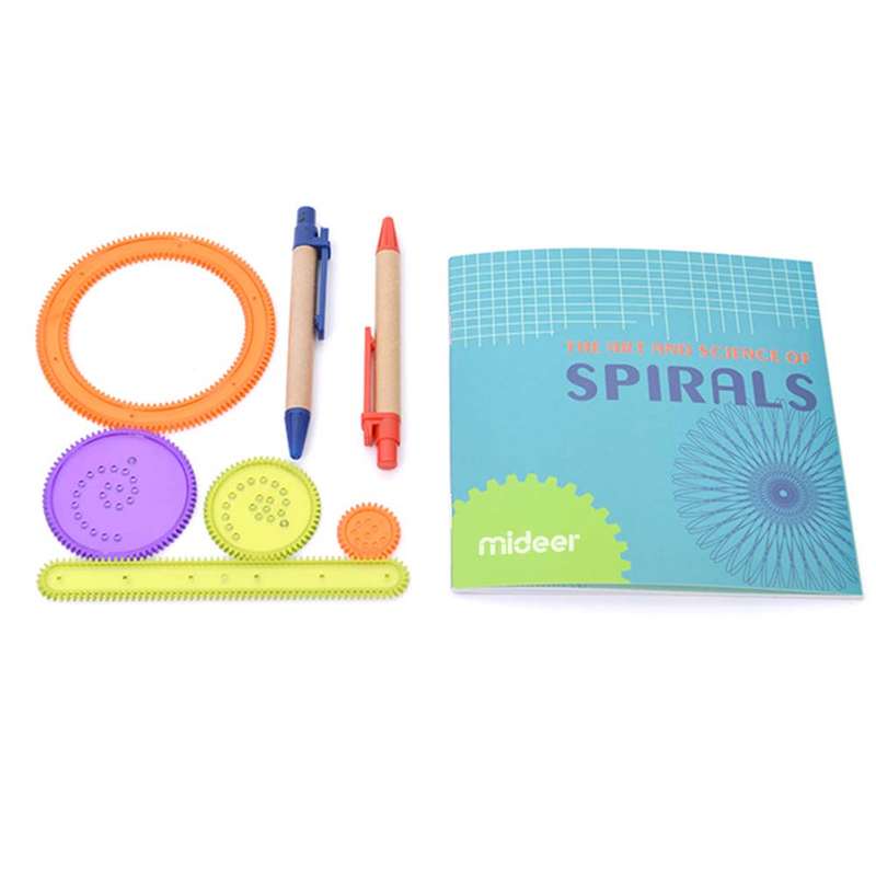 Mideer - Children's Spirograph Drawing Tool Set