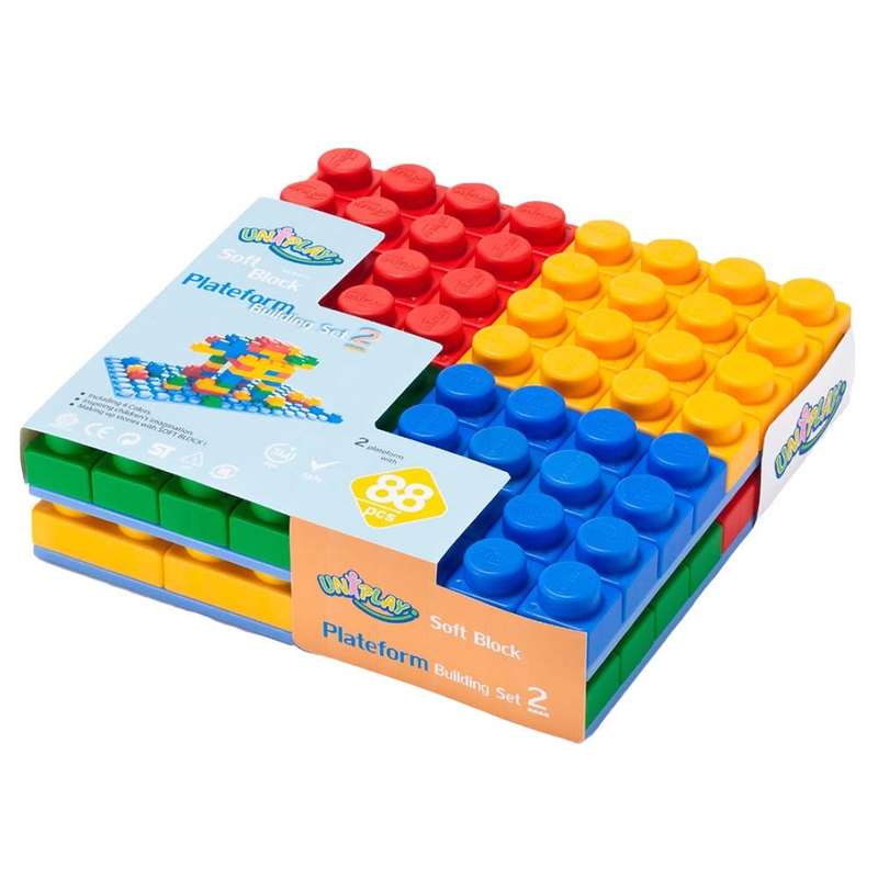 Create By Greenbean - Jumbo Soft Blocks - Platform & Blocks - 90pcs