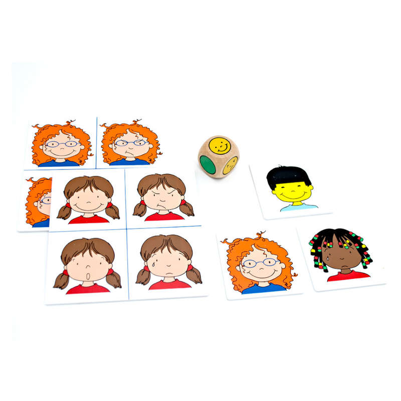 Educo - Game - Children of the World - Emotion Game - 55pcs Wooden Box