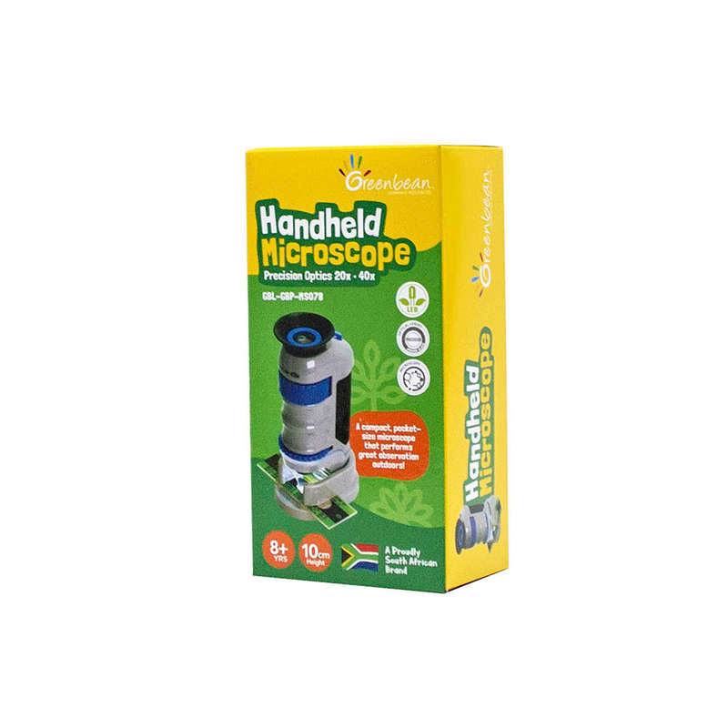 Greenbean Science - Microscope Kit - Handheld - 20x 40x