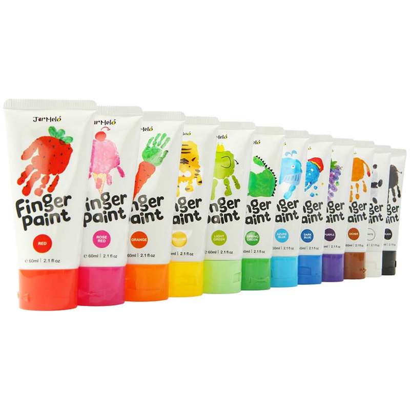 Jar Meló - Finger Paint - 12 Colours