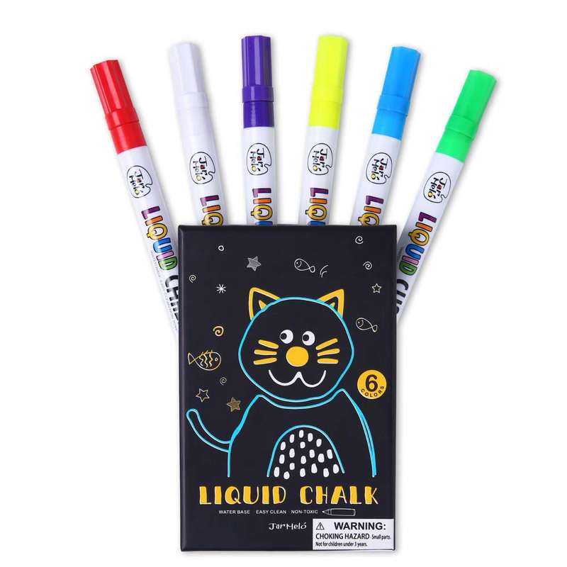 Jar Meló - Liquid Chalk Markers 6 Colours