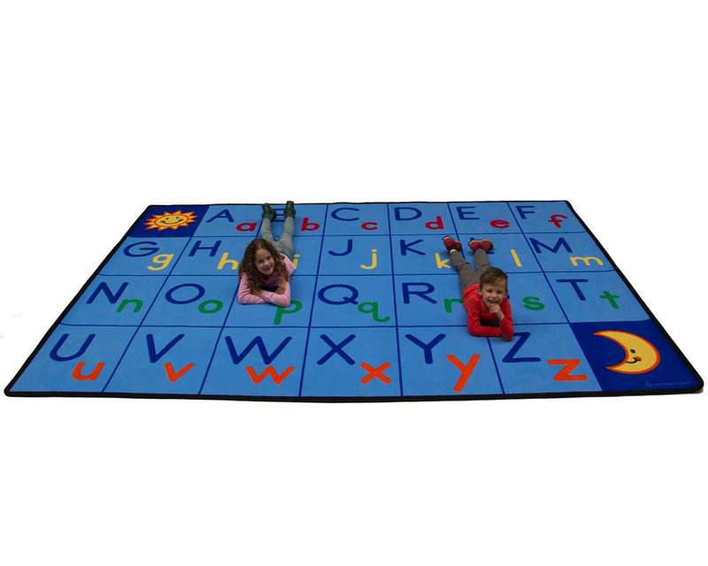 Learning Carpets - Alphabet Grid - Upper & Lower Case - Rectangle - 360 x 257 cm