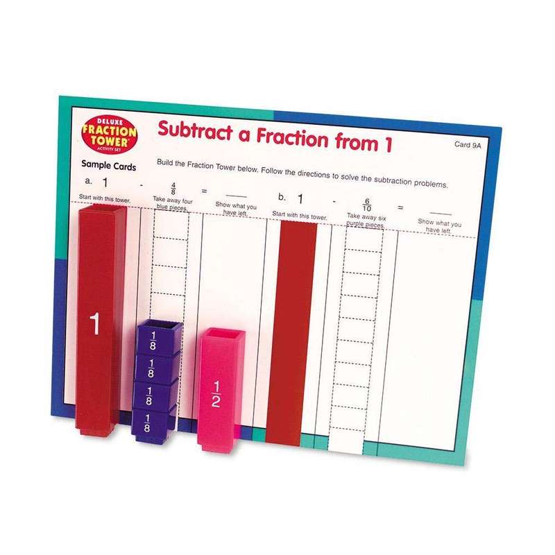 Learning Resources - Deluxe Fraction Tower Activity Set