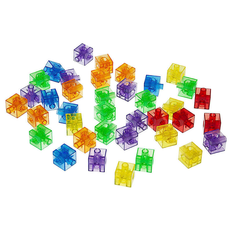 Create By Greenbean - Translucent Linking Cubes 300pcs in Polybag
