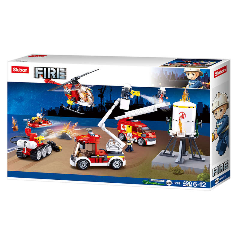 Sluban - Fire - Fire Set - 490pcs