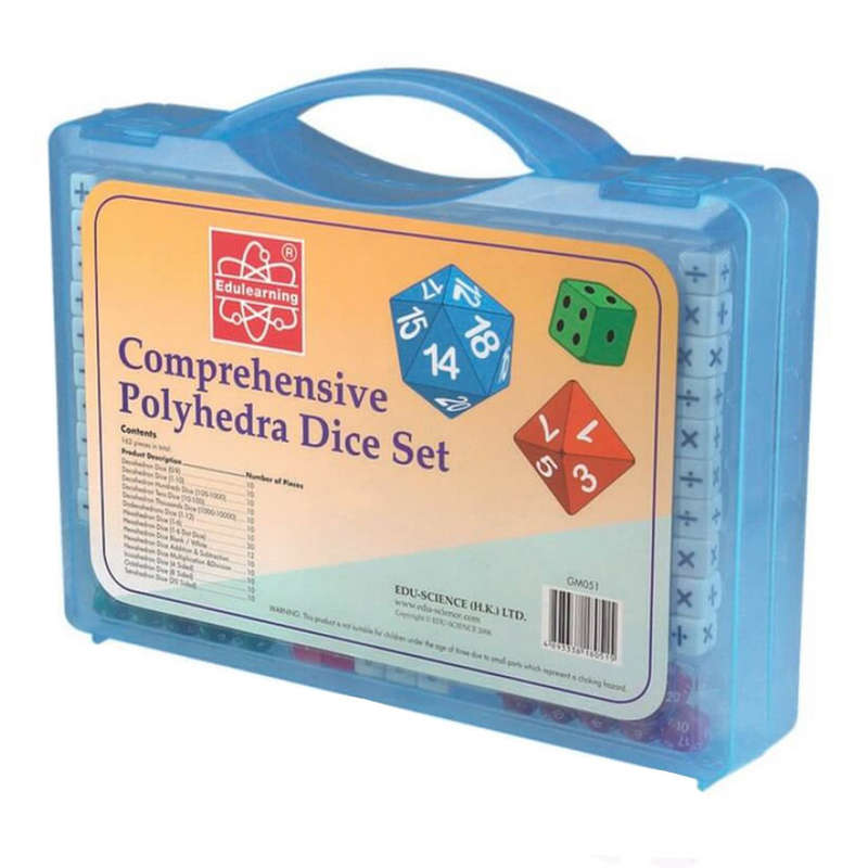 Edu-Toys - Dice - Assorted Classroom Set - Polyhedral