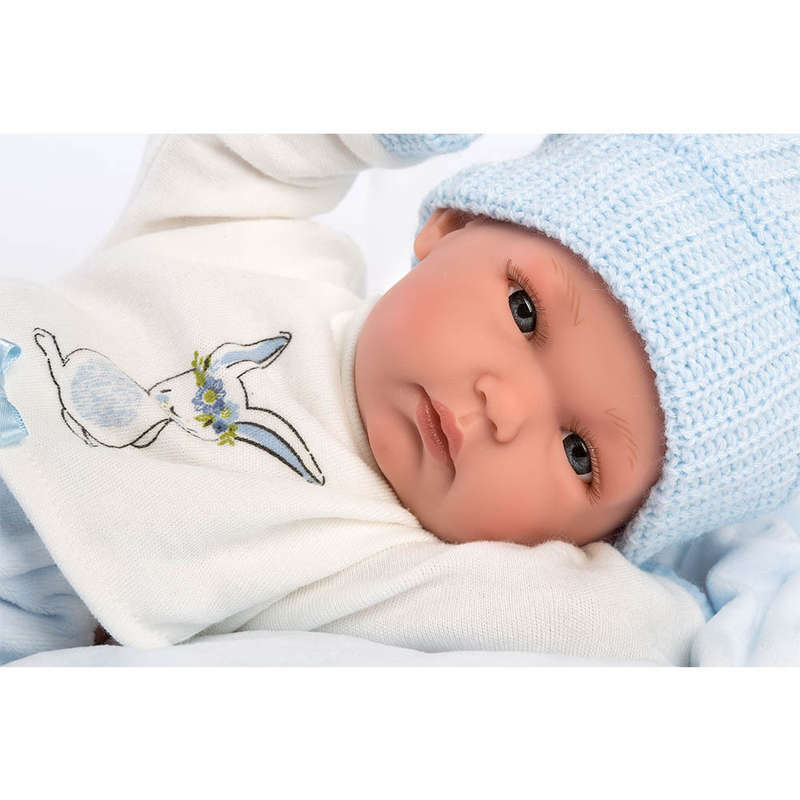 Llorens - Bimbo Baby Boy Doll & Cushion - 35cm