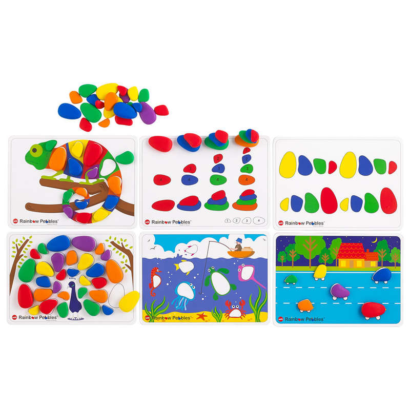 EDX Education - Activity Cards - Rainbow Pebbles - 20 Cards