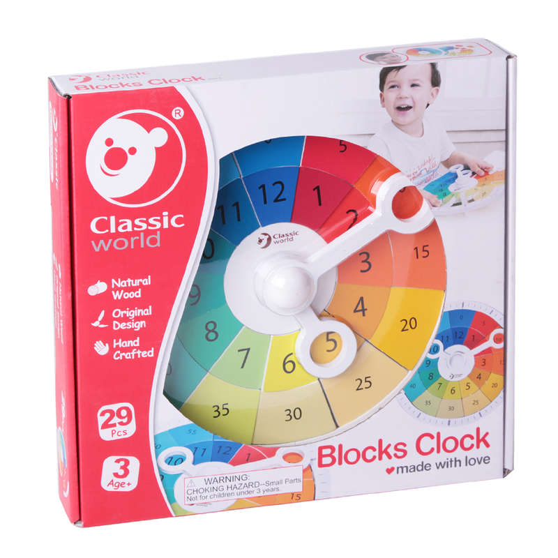 Classic World - Blocks Clock