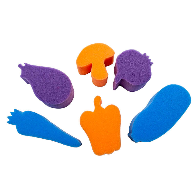 Anthony Peters - Sponge Painting Set - Vegetable - 6pcs