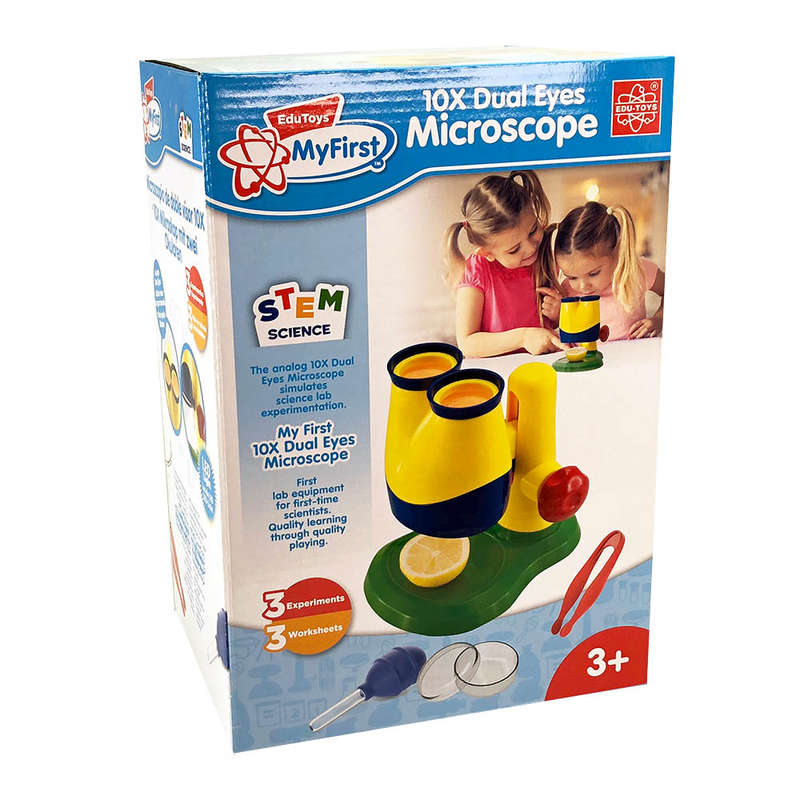 Edu-Toys - My First - Science - 10x Dual Eyes Microscope