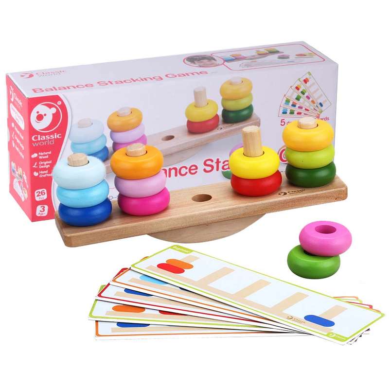 Classic World - Balance Stacking Game - 26pcs