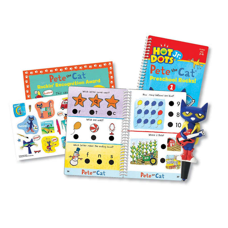Educational Insights - Hot Dots® Jr. Pete the Cat Pre-school Rocks