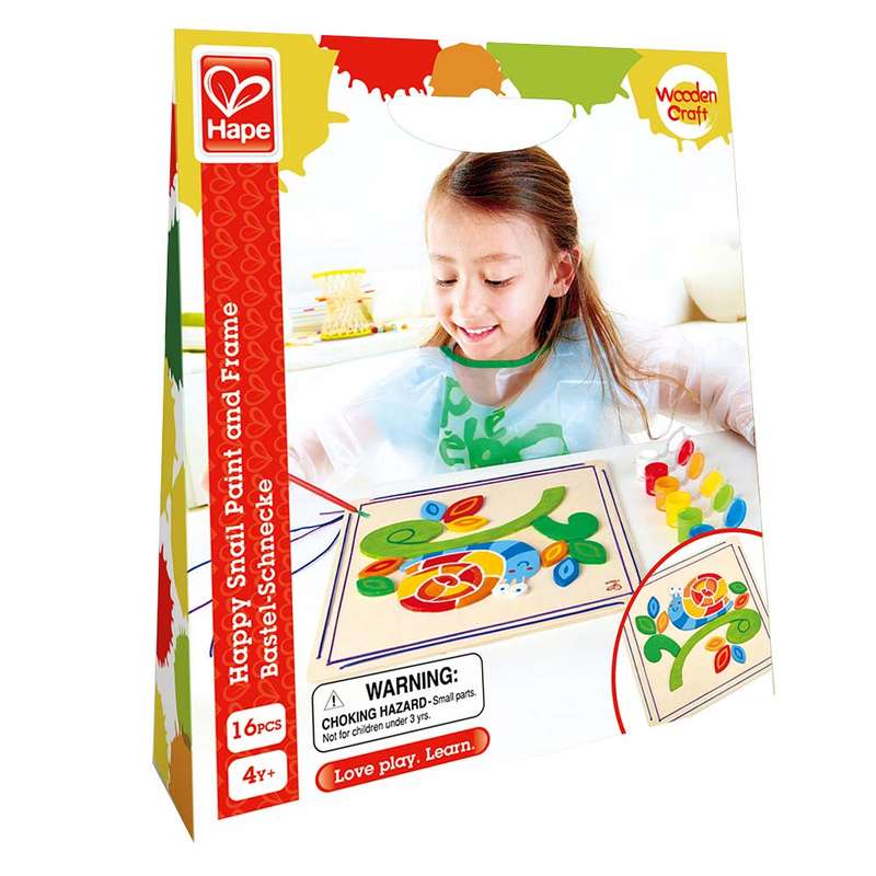 Hape - Paint & Frame - Happy Snail