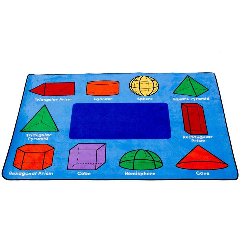 Learning Carpets - 3D Geometric Shapes - Rectangle - 257 x 178 cm