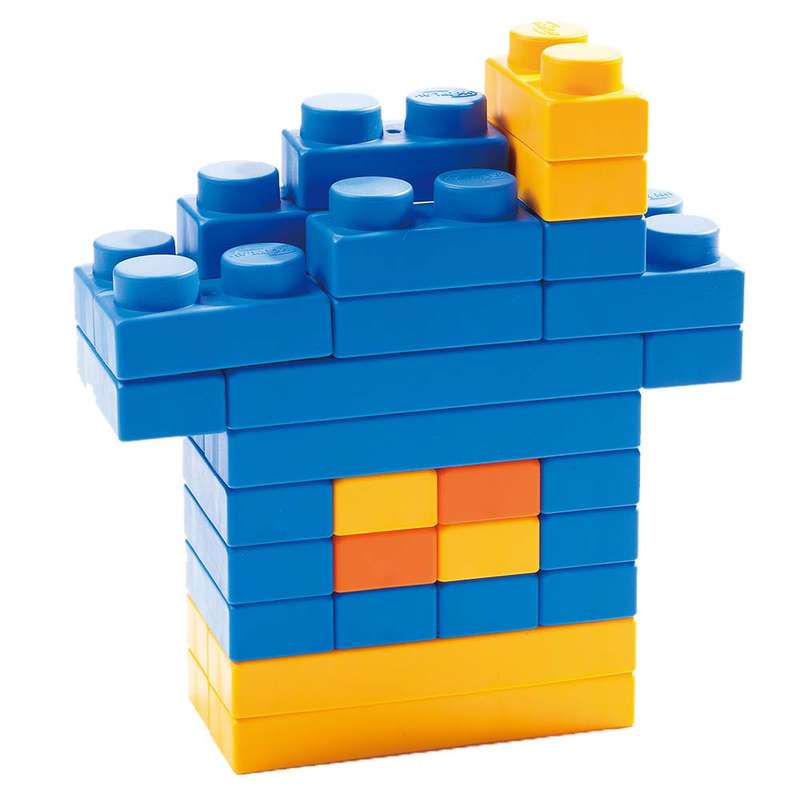 Create By Greenbean - Jumbo Soft Blocks - Basic - 60pcs - Box
