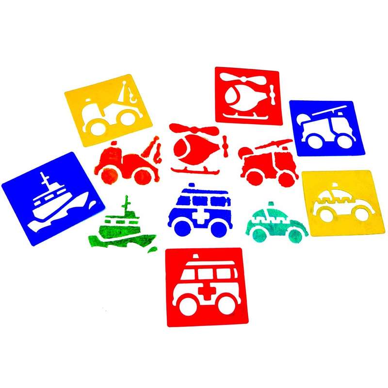 Anthony Peters - Stencil - Emergency Services - 6pcs