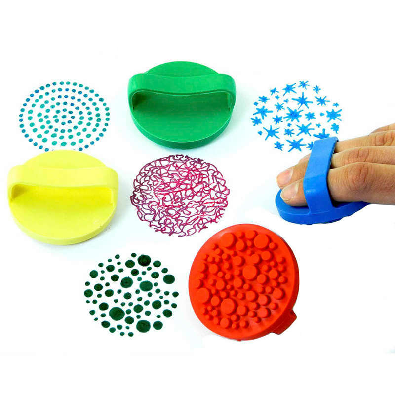 Anthony Peters - Rubber Finger Texture Printers: 8 Pieces