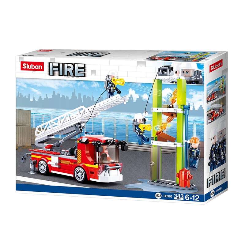 Sluban - Fire - Fire Engine - 343pcs