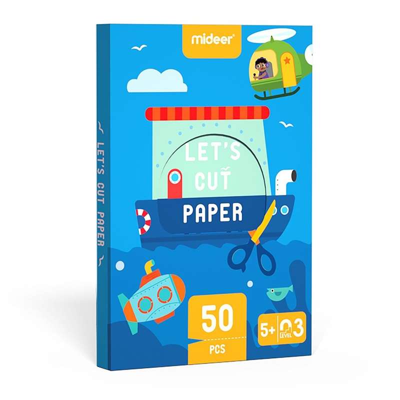 Mideer - Let's Cut Paper Arts & Crafts Kit: Advanced Level