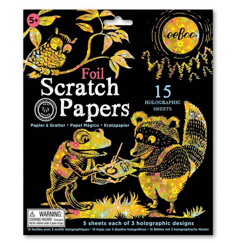 eeBoo - Foil Scratch Papers