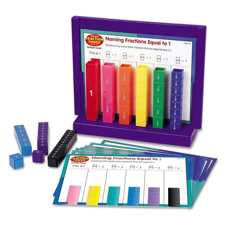 Learning Resources - Deluxe Fraction Tower Activity Set