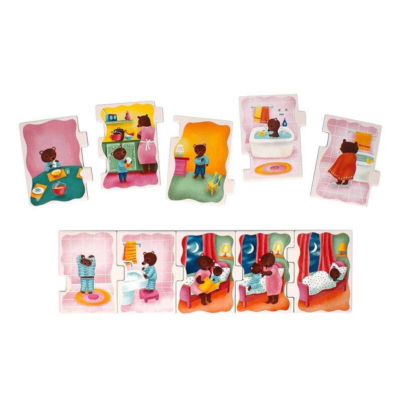 eeBoo - Ready to Go 10 Piece Giant Puzzle - Bedtime