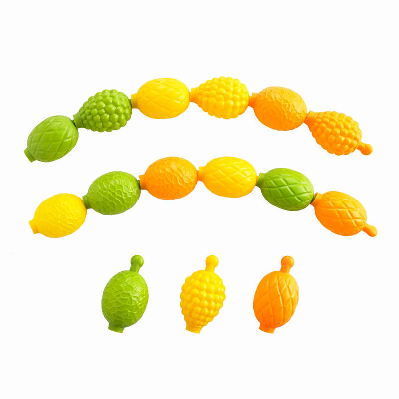 EDX Education - Linking Fruits - 3 Colours & 3 Tactile Surfaces - Activity Guide - 18pcs