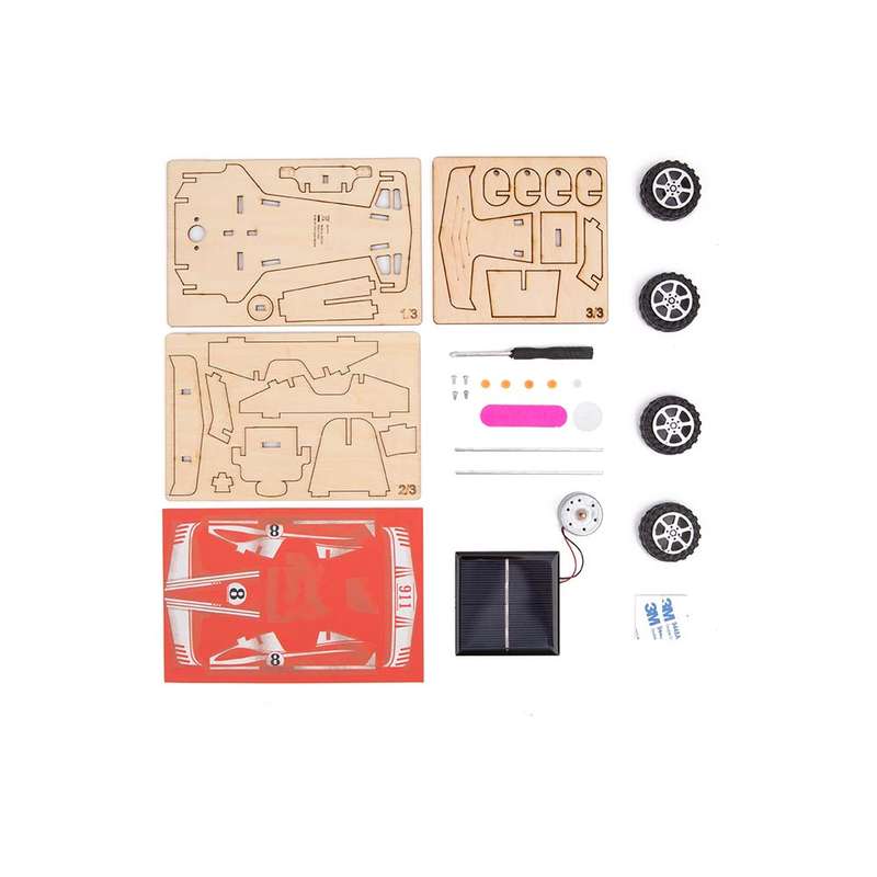 TookyToy - DIY 3D Wooden Cars - Solar Racing Car