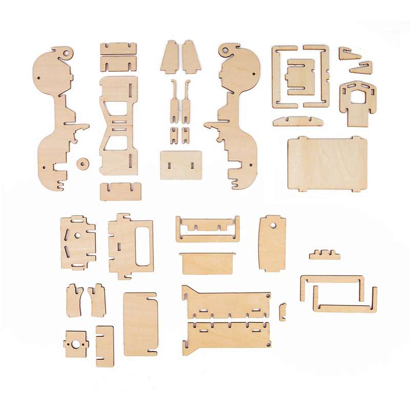 TookyToy - DIY 3D Wooden Cars - Solar Truck