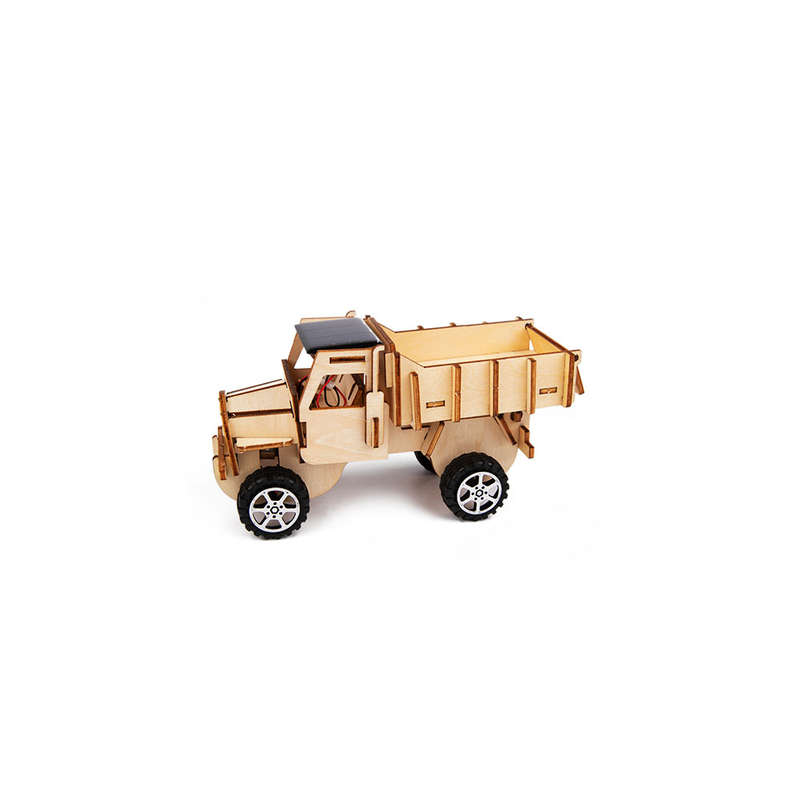 TookyToy - DIY 3D Wooden Cars - Solar Truck