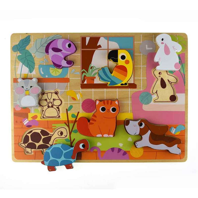 TookyToy - Chunky Puzzle - Pet