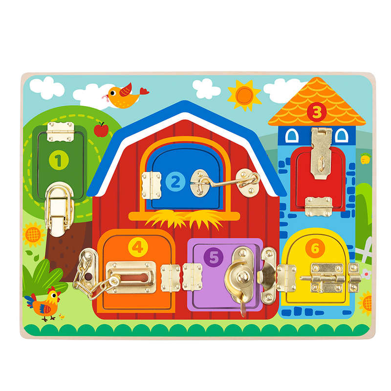 TookyToy - Latches Activity Board