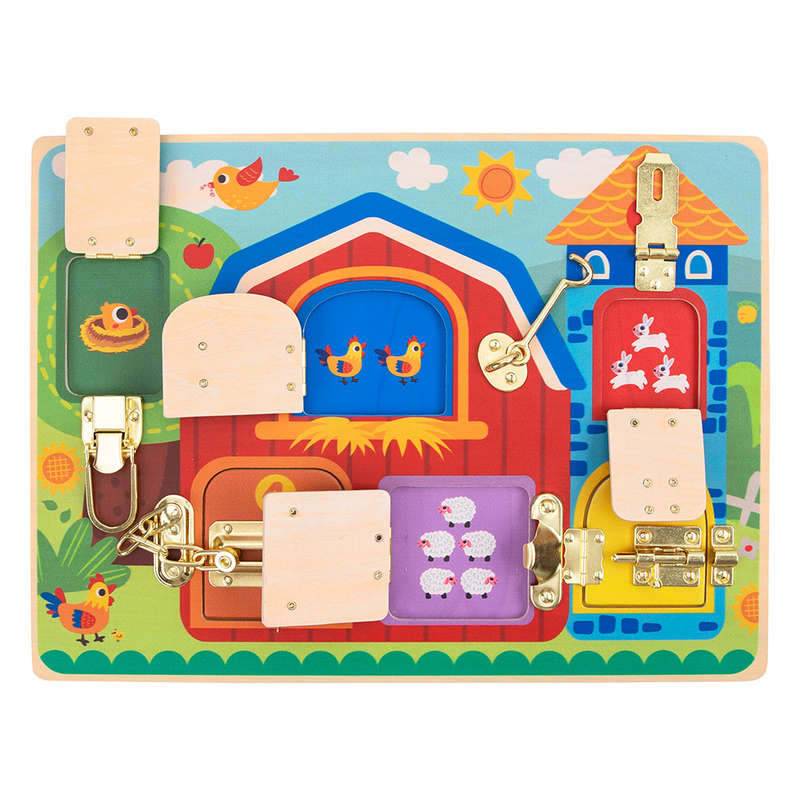 TookyToy - Latches Activity Board