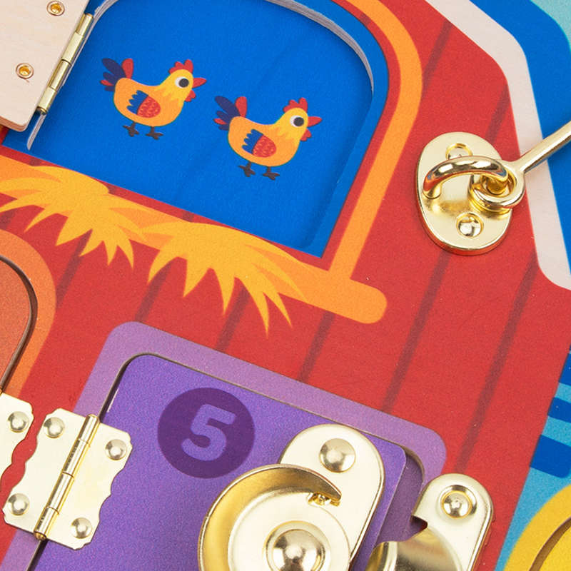 TookyToy - Latches Activity Board