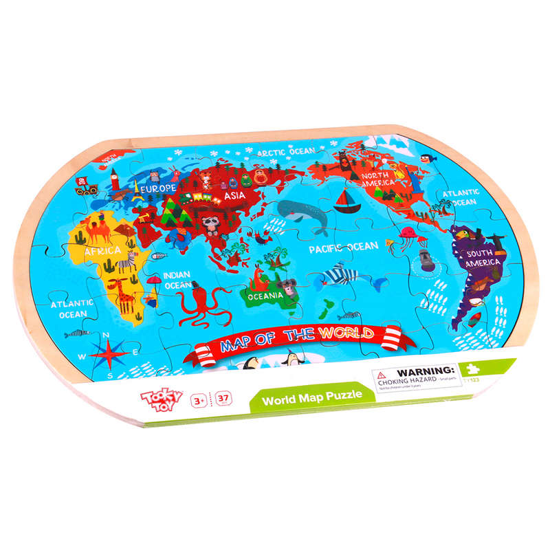 TookyToy - World Map Puzzle