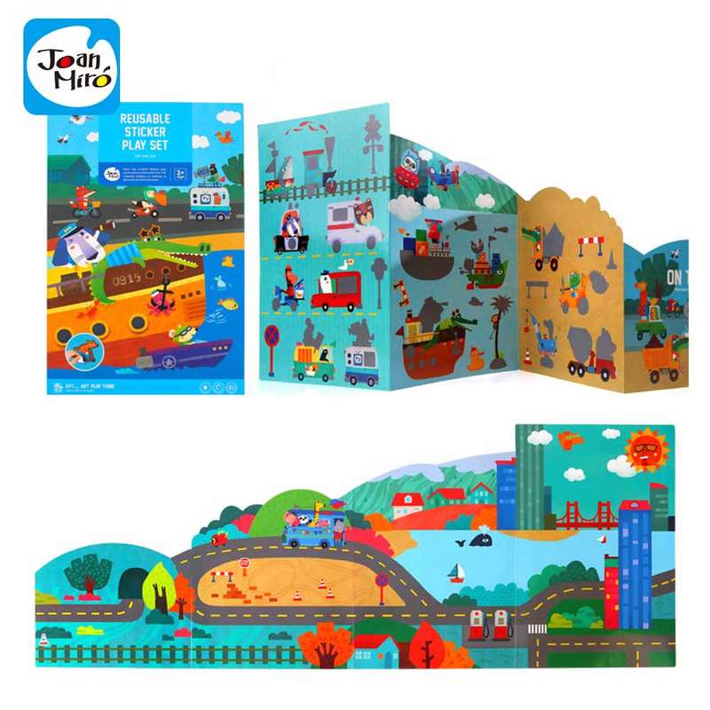 Jar Meló - Reusable Sticker Play Set - On The Go