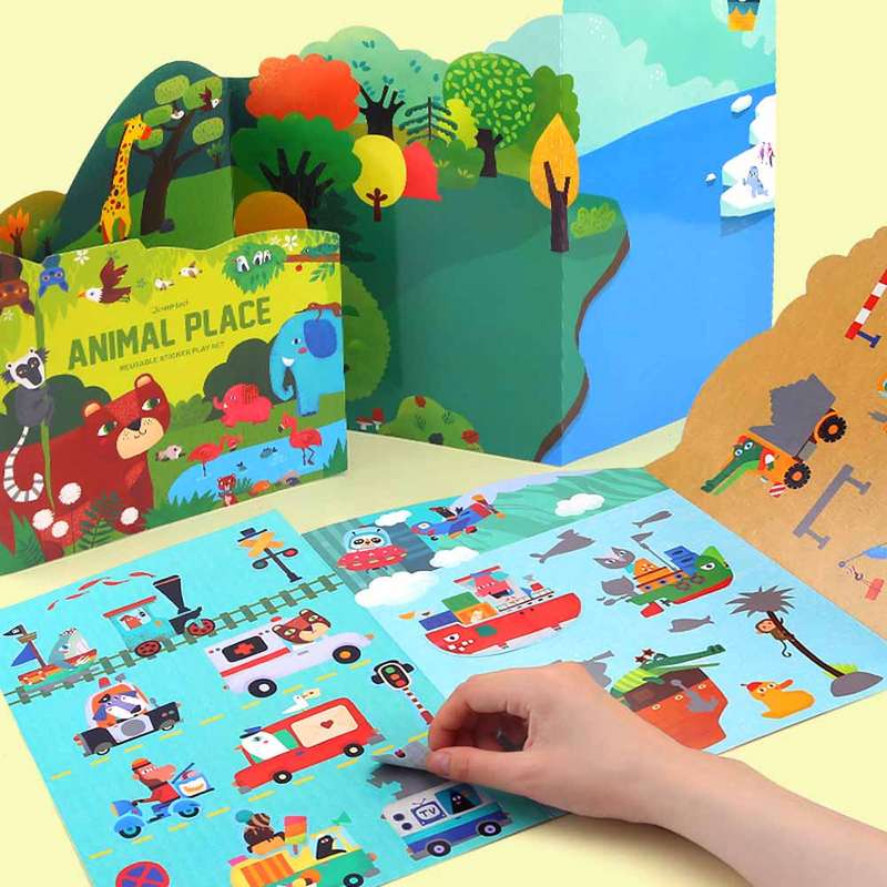 Jar Meló - Reusable Sticker Play Set - On The Go