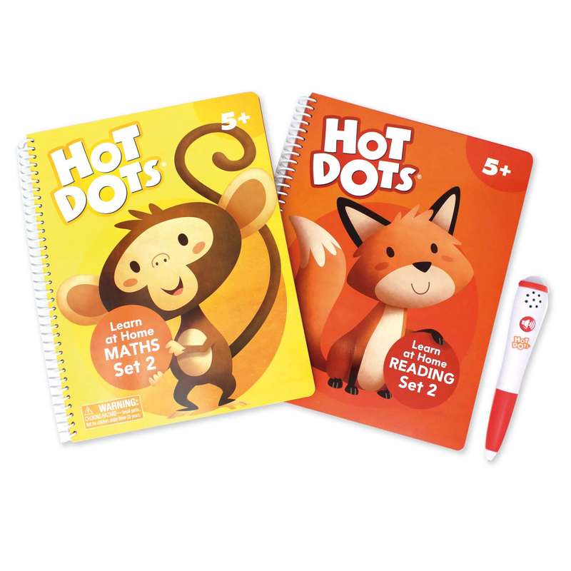 Educational Insights - Hot Dots® Learn at Home Reading & Maths Set 2