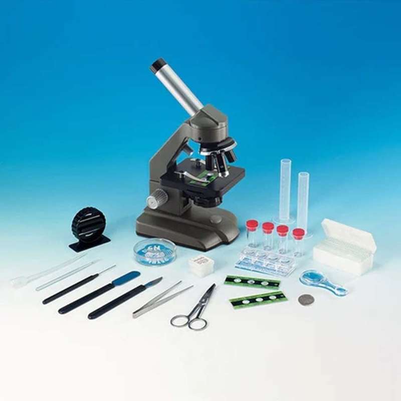Edu-Toys - Microscope Kit - Optical with Dual Lights - 640x