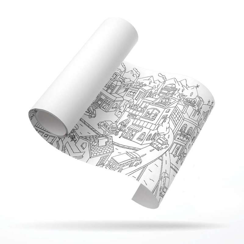 Mideer - Giant Colouring Roll: City - 10m