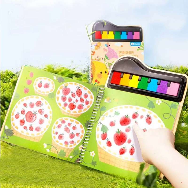 Jar Meló - Finger Painting - A Lively Forest