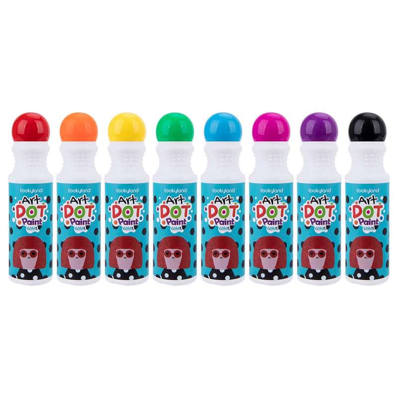 TookyToy - Dot Paint Kit - 8 Color