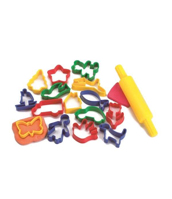 EDX Education - Cookie Cutter & Rolling Pin Set 17pc