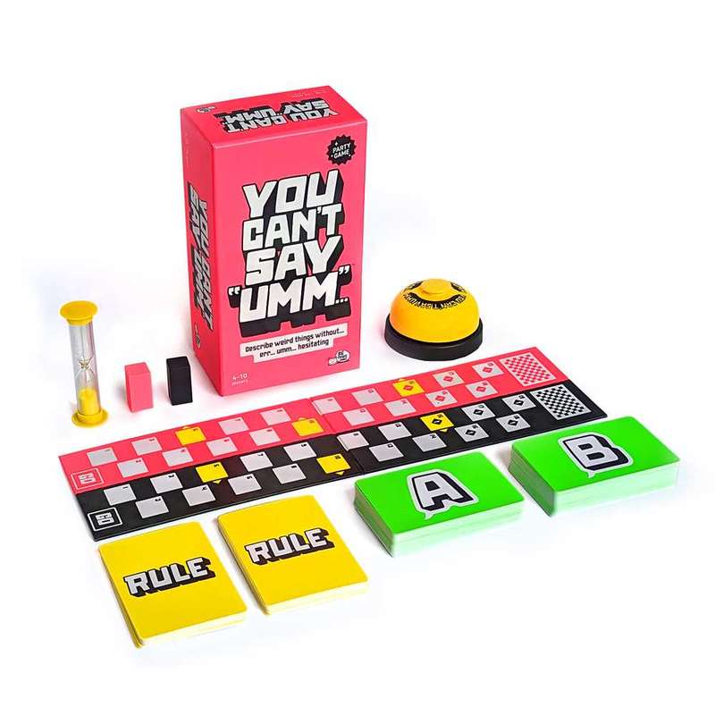 Big Potato Games - You Can't Say Umm - Family Board Game - 2-6 Players