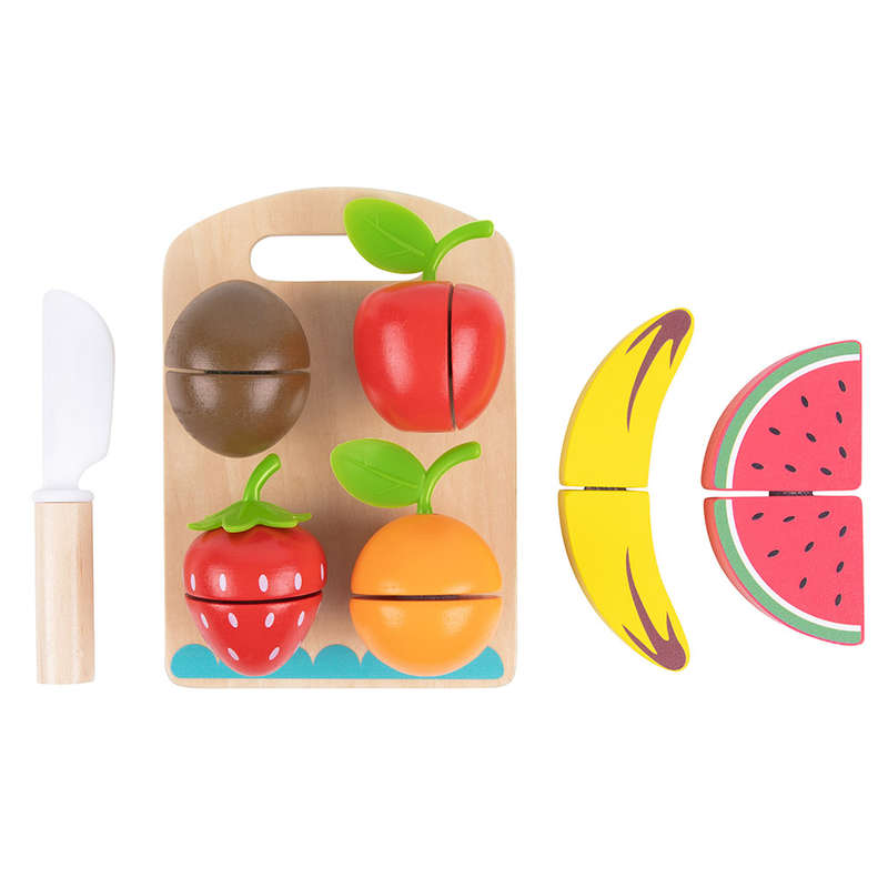 TookyToy - Wooden Cutting Fruits Toy Set
