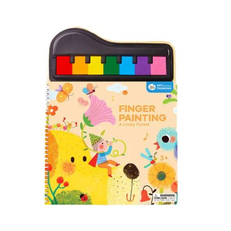 Jar Meló - Finger Painting - A Lively Forest